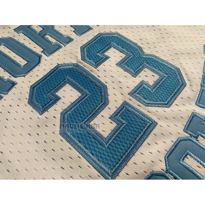 Maglia
 Michael Jordan NO 23 NCAA North Carolina Mitchell & Ness Tar Heels 1983-84 Bianco
